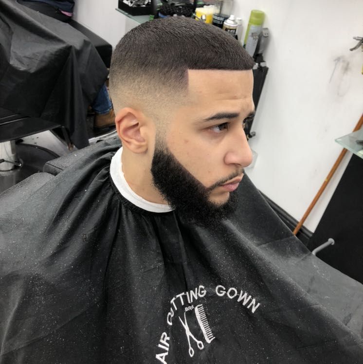 Skin fade and beard trim at 1st Class Fades